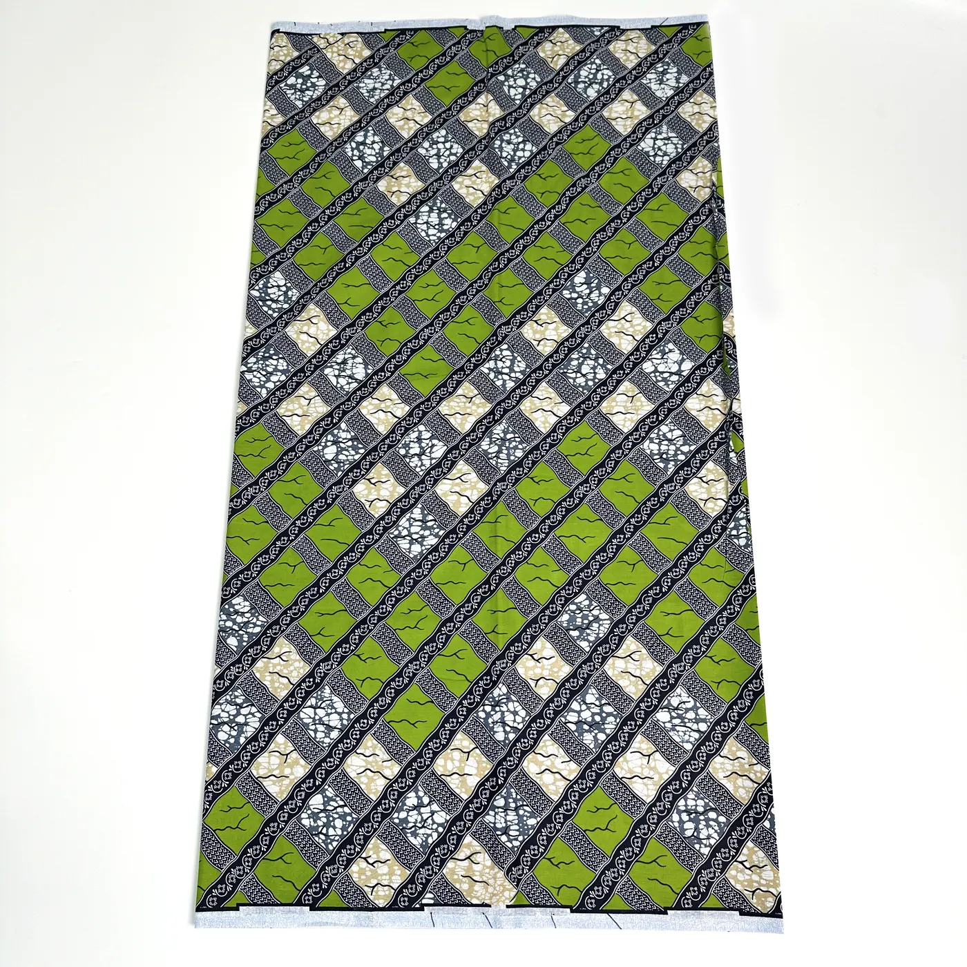 Wax losanges olive